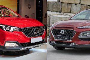 So sánh giá bán MG ZS 2021 và Hyundai Kona 2021